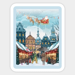 Christmas market Sticker